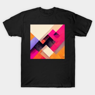 Pink abstract art T-Shirt